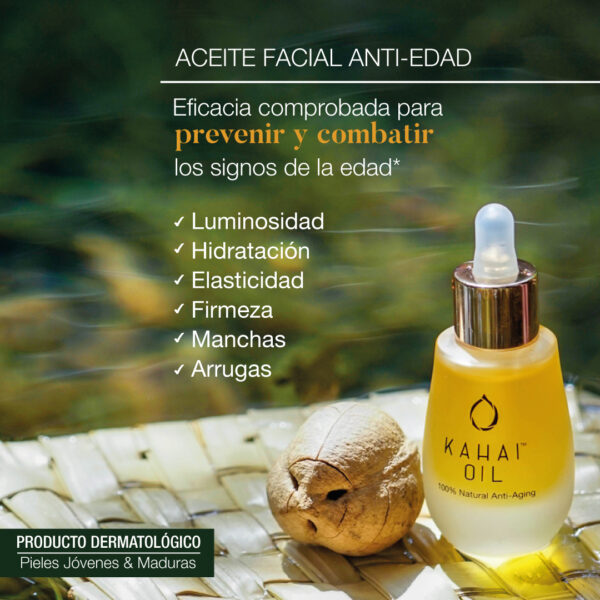 Aceite Facial Anti Edad Natural KAHAI OIL - Imagen 6