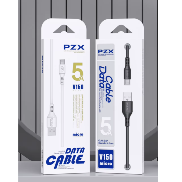 Cable para Celular de Carga y Datos Blanco Modelo V150 - Imagen 2