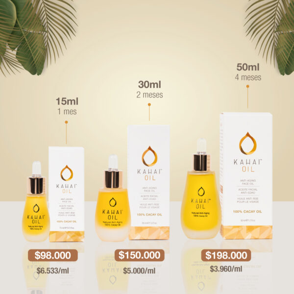 Aceite Facial Anti Edad Natural KAHAI OIL - Imagen 3