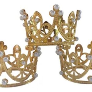 Coronas grandes para brillar como una reina El detalle que transforma tus postres en puro glamour