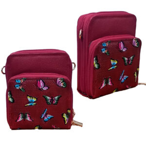 Bolso rojo Mariposas