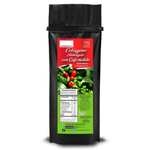 Colágeno Hidrolizado Bio chemical con Café Instantáneo 120g