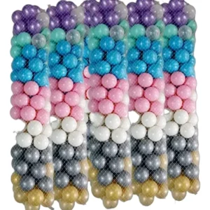 300 Pelotas Pastel de 8 cm Color y Diversion Perfecta para Juegos Fiestas y Espacios Infantiles