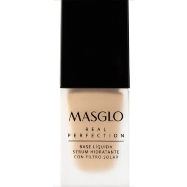 MASGLO REAL PERFECTION BASE LIQUIDA SERUM TONO MEDIANO 1
