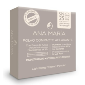 ANA MARIA POLVO COMPACTO ACLARANTE TONO CANELA
