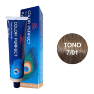 Tinte wella permanente color perfect rubio mediano natural ceniza