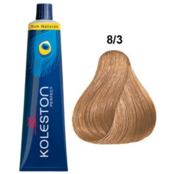 Tinte wella permanente color perfect rubio claro dorado