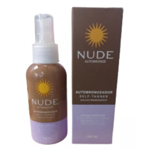 Nude autobronceador self tanner líquido transparente 120ml