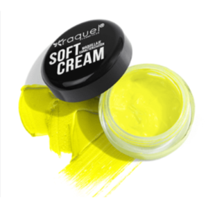 Raquel soft cream amarillo maquillaje caracterización 20g