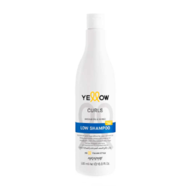 Shampoo yellow curls low antifrizz para ondas y rizos 500ml