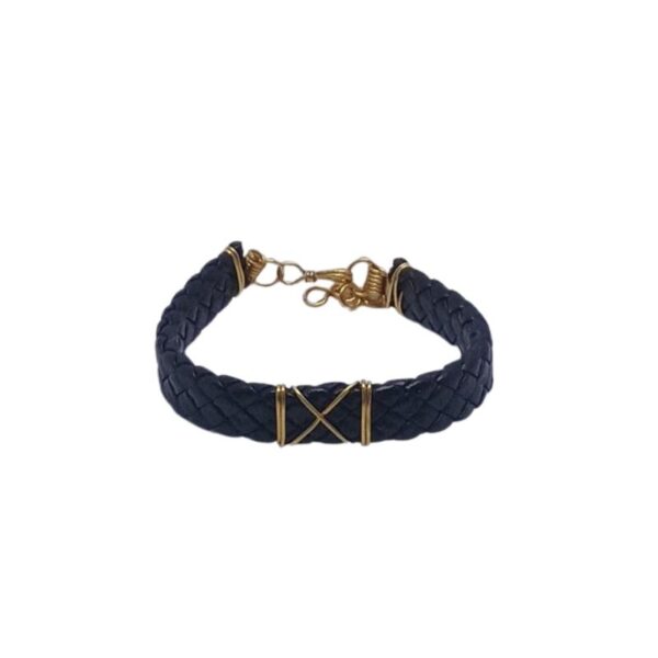 Pulsera Geometría Ancestral en Cuero Sintético