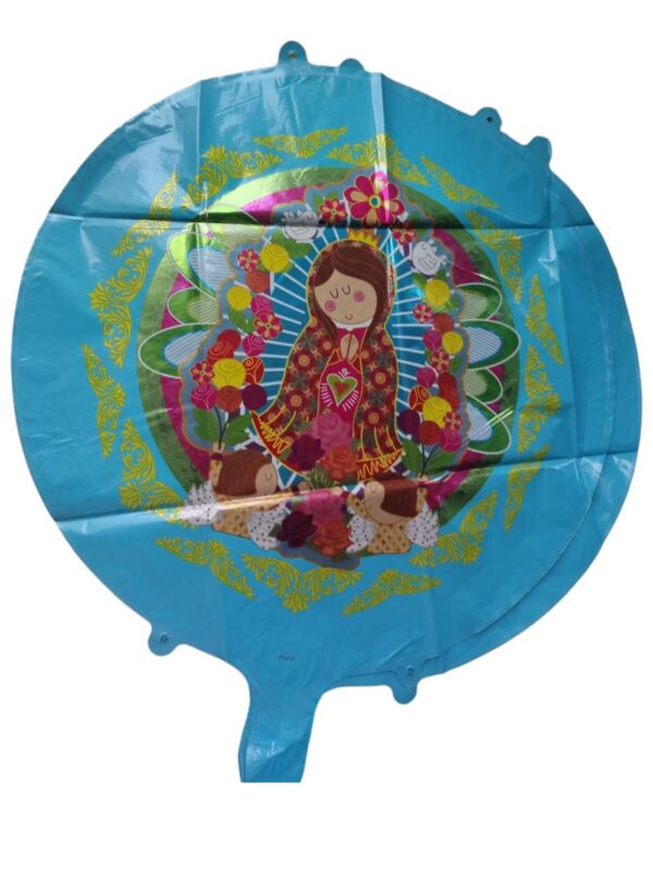 Buket Virgen del Carmen x5 Globos Metalizados - Imagen 3