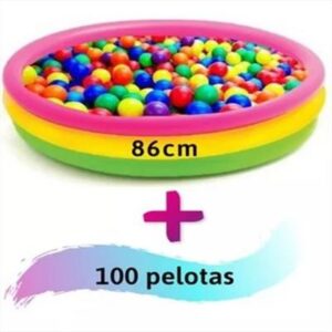 Piscina Inflable Intex 86Cm X 25Cm Y 100 Pelotas