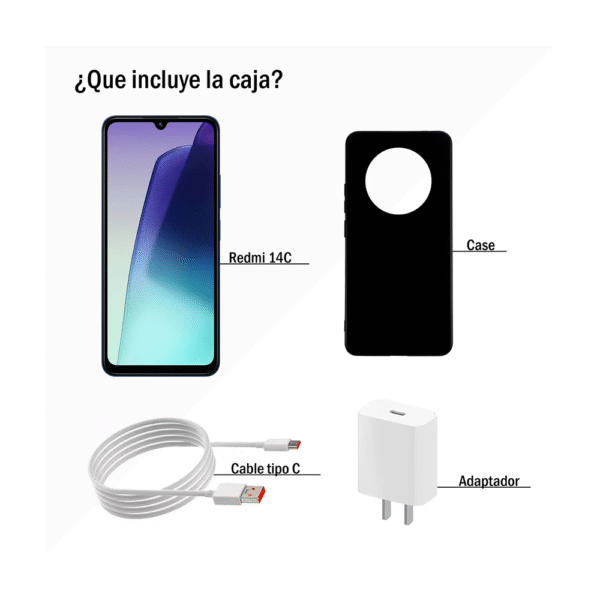 Celular Xiaomi Redmi 14C 128 Almacenamiento 4 de Ram Azul - Imagen 4