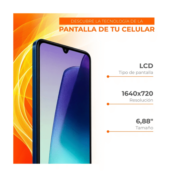 Celular Xiaomi Redmi 14C 128 Almacenamiento 4 de Ram Azul - Imagen 2