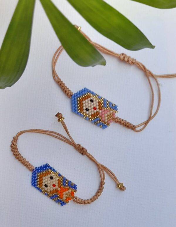 Pulsera con Dije de la Virgen - Imagen 2