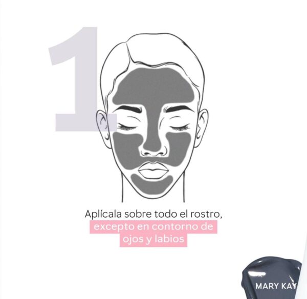 Mascarilla Facial de Limpieza Profunda con Carbón Clear Proof Mary Kay - Imagen 3