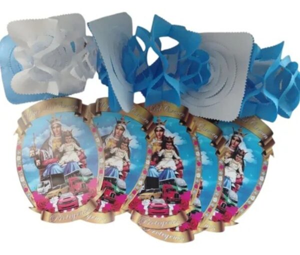 Festón Virgen del Carmen Ideal para Altares y Eventos - Imagen 2