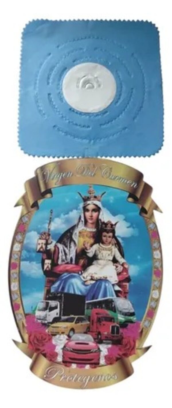 Festón Virgen del Carmen Ideal para Altares y Eventos - Imagen 3