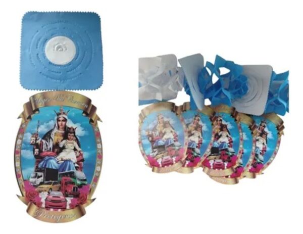 Festón Virgen del Carmen Ideal para Altares y Eventos