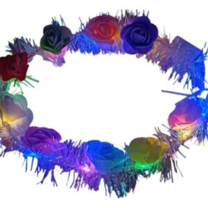 Coronas mágicas que iluminan tus fiestas Con luces LED escarcha y mucha diversión