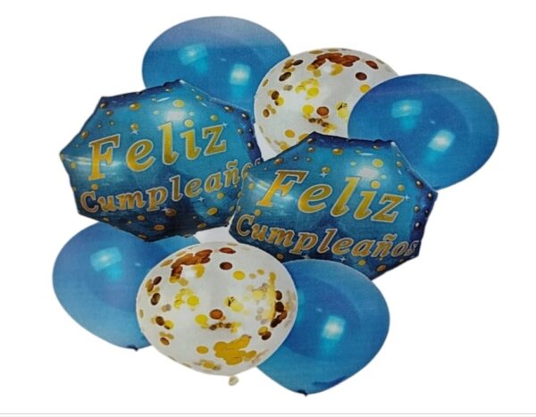 Bouquet de Cumpleaños Variedad de Globos para Celebrar - Imagen 6