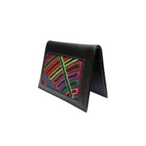 Cartera Compacta con Toques de Color