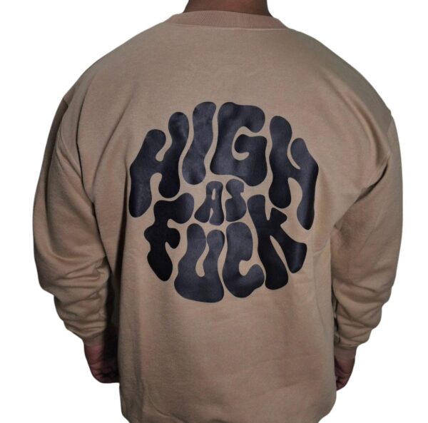 Buzo cuello redondo Beige - Imagen 2