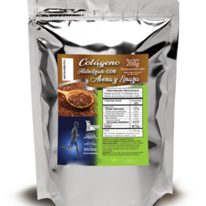 Colágeno Hidrolizado Bio chemical con Avena y Linaza 200g