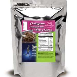 Colágeno Hidrolizado Bio chemical con Avena y Quinua 200g