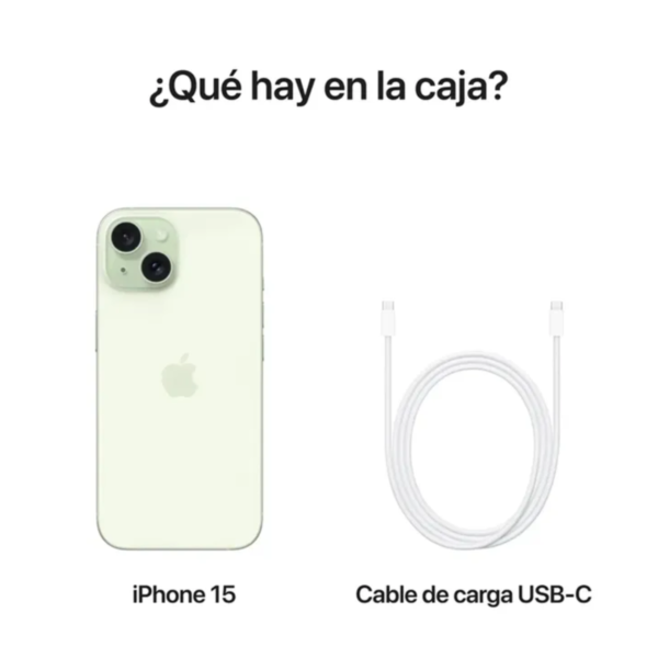 Celular iphone 15 5G 128 Gb 5G SIM Física Verde - Imagen 3